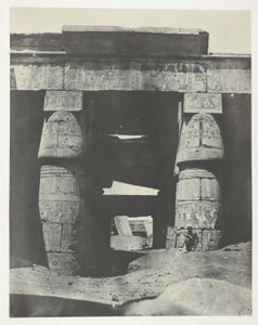 Karnak, Pórtico do Templo de Khons; Tebas de Maxime Du Camp