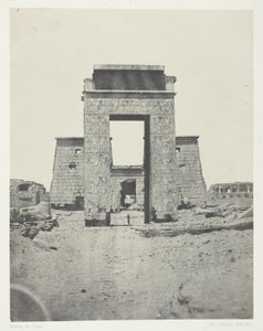 Karnak, Propylone do Templo de Khons; Tebas de Maxime Du Camp