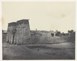 Karnak, Templo de Khons; Tebas de Maxime Du Camp