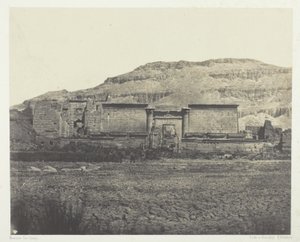 Medinet-Habou, Vista Geral dos Rines, Tebas de Maxime Du Camp