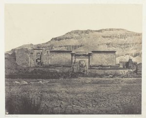Medinet-Habou, Vista Geral dos Rines, Tebas de Maxime Du Camp