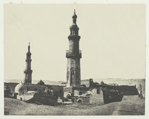 Mesquita de Aly-Bey, Girgeh, Alto Egito, 184951, impressa em 1852. de Maxime Du Camp