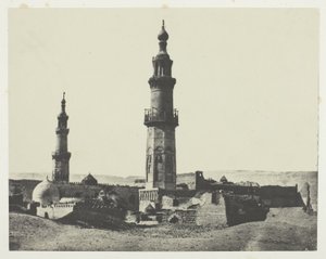 Mesquita de Aly-Bey, Girgeh, Alto Egito, chapa 15 do álbum "Egypte, Nubie, Palestine et Syrie" (1852) de Maxime Du Camp