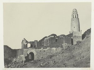 Mesquita Bellal em Bab Village; Núbia de Maxime Du Camp