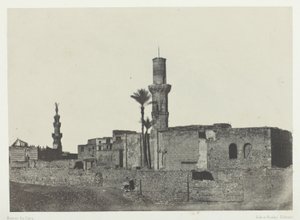 Mesquita perto de Bab-el-Saida, Cairo de Maxime Du Camp