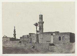 Mesquita perto de Bab-el-Saida, Cairo de Maxime Du Camp