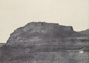 Núbia. Fortaleza de Ibrym, Ancient Premmis. Vista do sul, 1850. de Maxime Du Camp