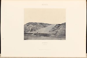 Núbia. Ibsamboul. Os dois speos de Maxime Du Camp