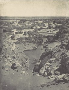 Núbia. Vista mais cavalheiresca da Segunda Catarata, 1850. de Maxime Du Camp