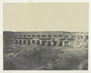 Palácio de Karnak, Apartamentos Privados do Palácio, Passeio de Tothmes III; Tebas de Maxime Du Camp