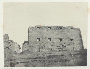 Palácio de Karnak, Grandes Pilones do Sudoeste; Tebas de Maxime Du Camp
