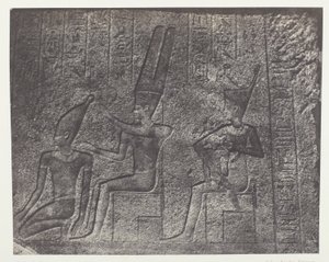Palácio de Karnak, Esculturas Exteriores do Santuário de Granito; Tebas de Maxime Du Camp