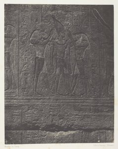 Palácio de Karnak, Esculturas Exteriores do Santuário de Granito; Tebas de Maxime Du Camp