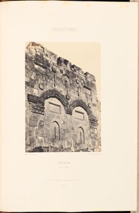 Palestina. Jerusalém. Porta Dourada de Maxime Du Camp