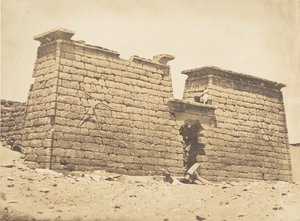 Pilares do Templo de Sebona, 3 de Abril de 1850. de Maxime Du Camp