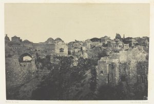 Bairro Ocidental, Jerusalém; Palestina de Maxime Du Camp