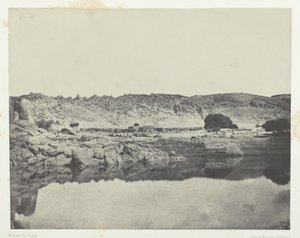 North Bank of the Nile Village of Abu-Koli, View taken North of Philoe, Nubia, 184951. de Maxime Du Camp