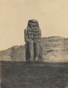 Estátua de Memnon, Tebas de Maxime Du Camp
