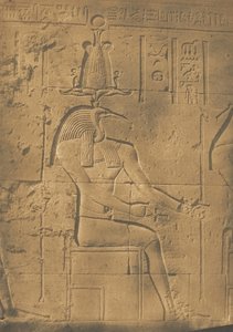 Thoth Ibiocephalus Deus das Cartas para Philae, abril de 1850. de Maxime Du Camp