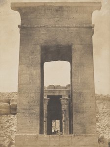 [Vista do Egipto], 1849-51. de Maxime Du Camp