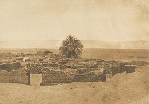 Vista da Aldeia de Herment, 1849-50. de Maxime Du Camp