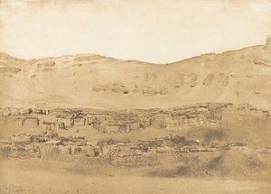 Vista da Aldeia de Garara, 1850. de Maxime Du Camp