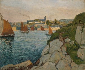 Douarnenez em Sunshine, 1897.