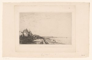 Vista de Villers Villers (Calvados) (título no objeto) de Maxime François Antoine Lalanne