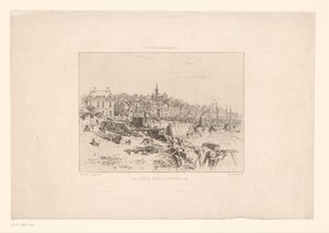Gezicht op de haven van Trouville
O antigo porto de Trouville (título sobre o objecto)
La vie élégante (título da série sobre o objecto) de Maxime François Antoine Lalanne
