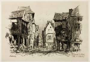Um bairro antigo de Vitre, Ille-et-Vilaine de Maxime Lalanne