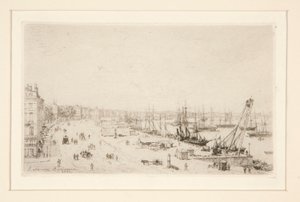 Bordeaux, quai des Chartrons de Maxime Lalanne