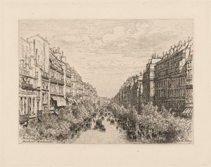 Boulevard Montmartre de Maxime Lalanne