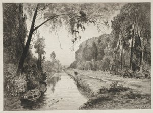 Canal na Pont Sainte-Maxence de Maxime Lalanne