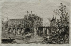 Castelo de Chenonceau. de Maxime Lalanne