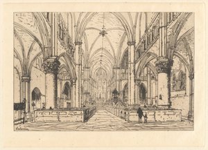 Interior de igreja de Maxime Lalanne