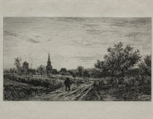 Paisagem, Noite (Voltando para Casa) de Maxime Lalanne