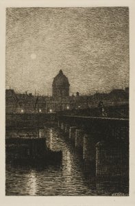 A ponte das artes de Maxime Lalanne