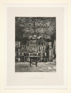 Le salon rouge (A Sala Vermelha), pl. 5 da suíte Chez Victor Hugo (Victor Hugo de Maxime Lalanne