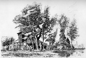 As Acácias, c1850-1895 1924 de Maxime Lalanne