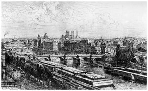 Paris Tirada do Louvre, c1850-1895 1924