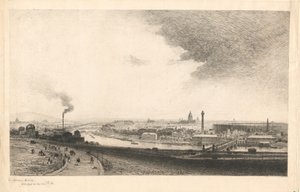 Paris em 1867: Vista do Trocadéro