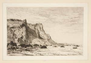 Plage des vaches noires ? Villers (Calvados) (Praia das Vacas Negras em Villiers [Cavaldos]) de Maxime Lalanne