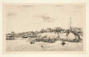 Porto de La Plataine ? Royan (A Ponte de La Plataine em Royan) de Maxime Lalanne