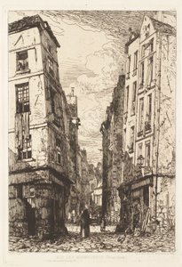 Rue des Marmousets, Paris antiga de Maxime Lalanne