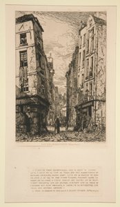 Rue des Marmousets (antiga Paris) de Maxime Lalanne