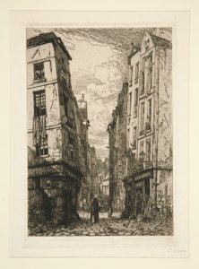 Rue des Marmousets (Velha Paris) de Maxime Lalanne