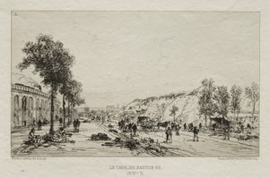 Memórias artísticas da sede de Paris: Bastião Le Cavalie 63, 1870-71.