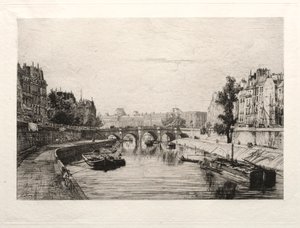 Vista tirada da ponte de S. Michel. de Maxime Lalanne