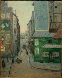 Praça St. André des Arts, Rue Suger, Paris de Maxime Emile Louis Maufra