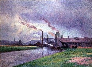 Ao longo do rio de Maximilien Luce